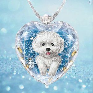 Maltese Heart Necklace